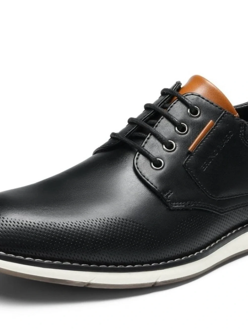 Bruno, Marc men’s size 10 casual dress, Oxford, leather lace‎ up shoes